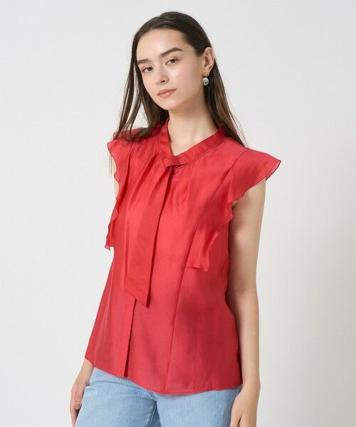 ANAYI / アナイ シャツ・ブラウス | シアーオーガンジーボウタイ ブラウス | 詳細15