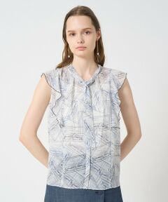 ANAYI / アナイ シャツ・ブラウス | チケットプリントボウタイ ブラウス