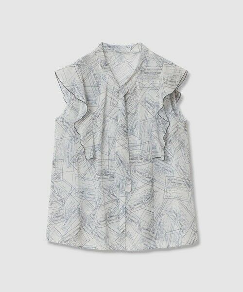 ANAYI / アナイ シャツ・ブラウス | チケットプリントボウタイ ブラウス | 詳細9