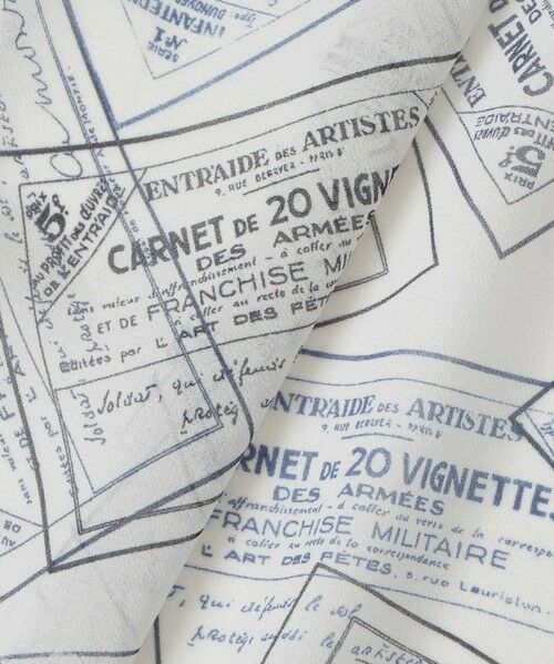 ANAYI / アナイ シャツ・ブラウス | チケットプリントボウタイ ブラウス | 詳細11