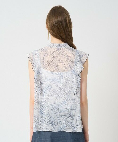 ANAYI / アナイ シャツ・ブラウス | チケットプリントボウタイ ブラウス | 詳細3