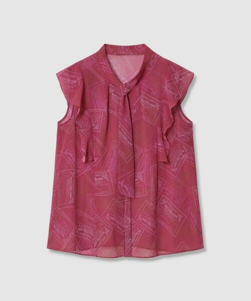 ANAYI / アナイ シャツ・ブラウス | チケットプリントボウタイ ブラウス | 詳細14