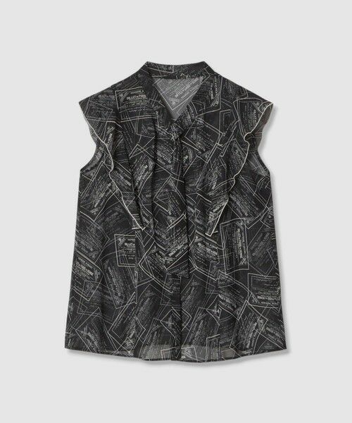 ANAYI / アナイ シャツ・ブラウス | チケットプリントボウタイ ブラウス | 詳細19