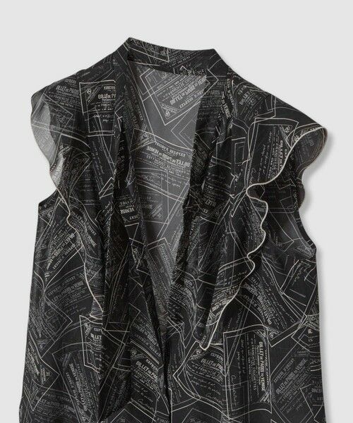 ANAYI / アナイ シャツ・ブラウス | チケットプリントボウタイ ブラウス | 詳細22