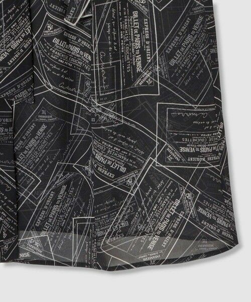 ANAYI / アナイ シャツ・ブラウス | チケットプリントボウタイ ブラウス | 詳細23