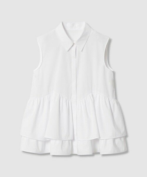 ANAYI / アナイ シャツ・ブラウス | タフタフリルペプラムシャツ | 詳細4