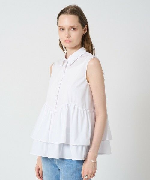 ANAYI / アナイ シャツ・ブラウス | タフタフリルペプラムシャツ | 詳細1