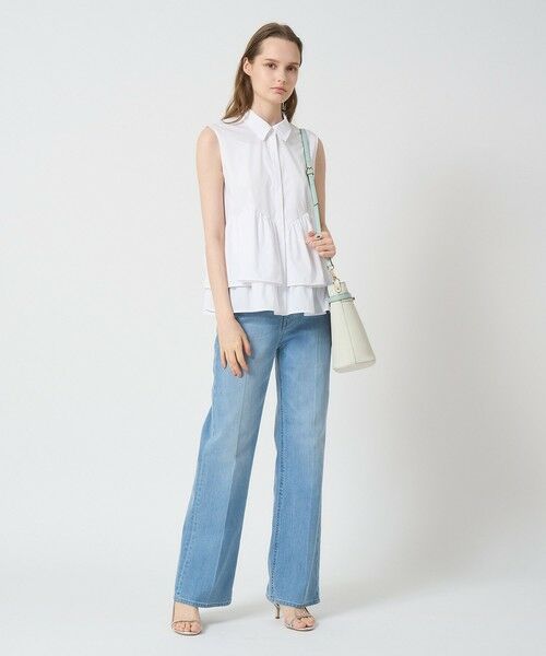 ANAYI / アナイ シャツ・ブラウス | タフタフリルペプラムシャツ | 詳細3