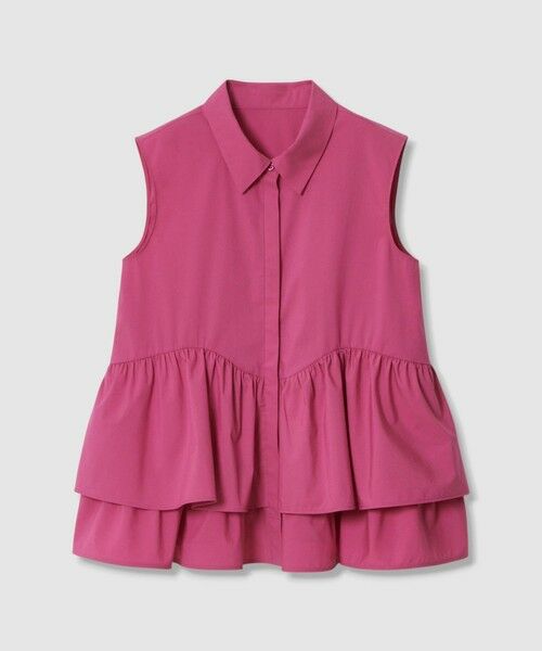 ANAYI / アナイ シャツ・ブラウス | タフタフリルペプラムシャツ | 詳細12