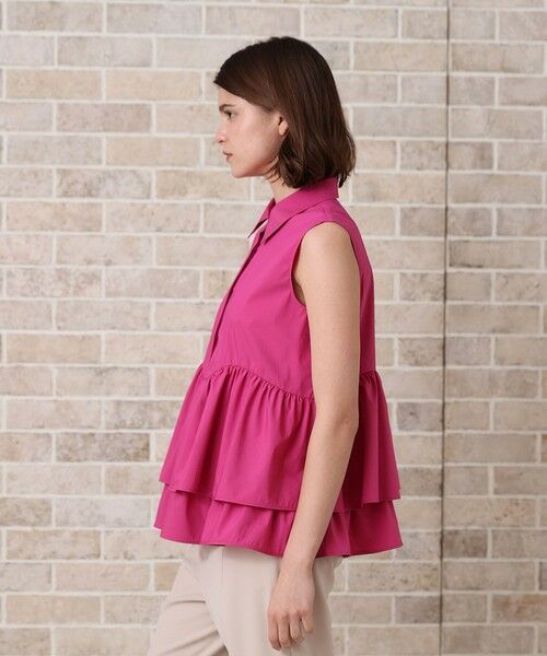 ANAYI / アナイ シャツ・ブラウス | タフタフリルペプラムシャツ | 詳細9