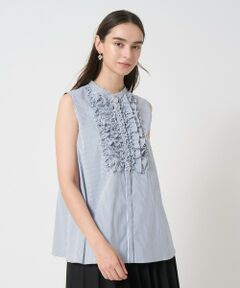 アナイ♡ANAYI♡FOXEY フリル付きチェック半袖ブラウス♡ フリル ブラウス |ANAYI OFFICIAL ONLINE STORE | アナイ 公式サイト