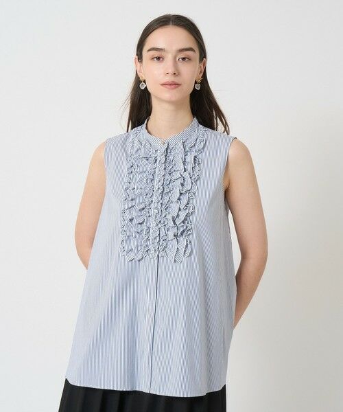 タイプライター ノースリーブレースブラウス Dot＆Stripes CHILD WOMAN ブラウス シャツ タイプライター
