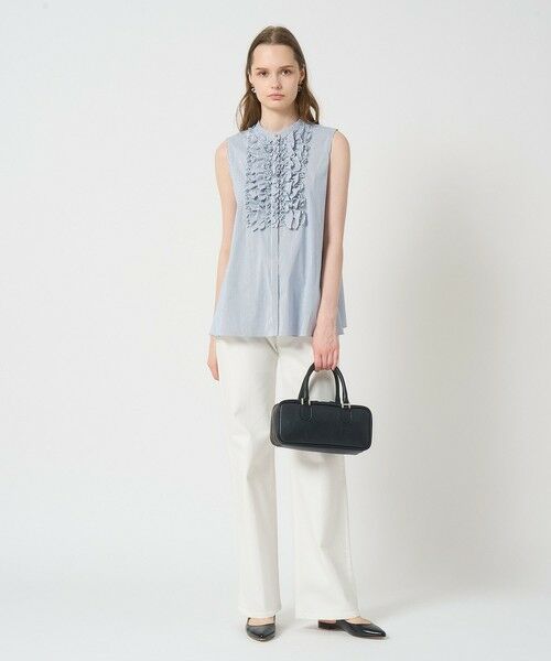 ANAYI / アナイ シャツ・ブラウス | タイプライターノースリフリル ブラウス | 詳細12