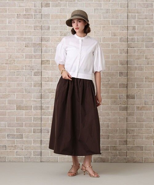 ANAYI / アナイ シャツ・ブラウス | タフタバルーンスリーブ ブラウス | 詳細1