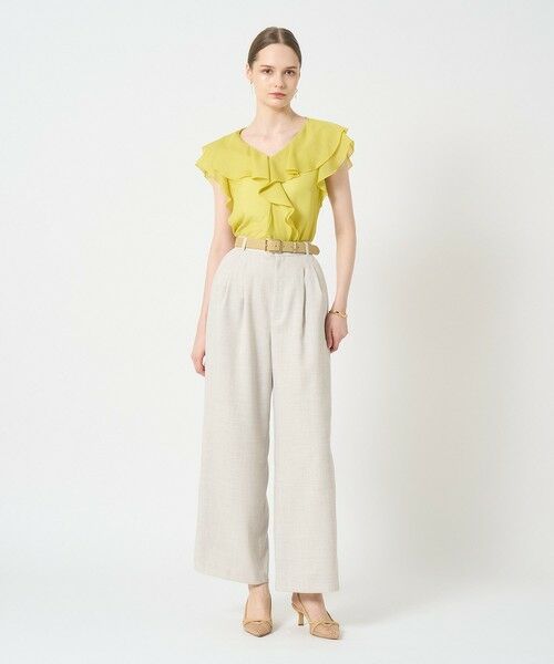 ANAYI / アナイ シャツ・ブラウス | スパンローンラッフル ブラウス | 詳細2