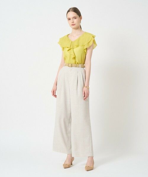 ANAYI / アナイ シャツ・ブラウス | スパンローンラッフル ブラウス | 詳細3