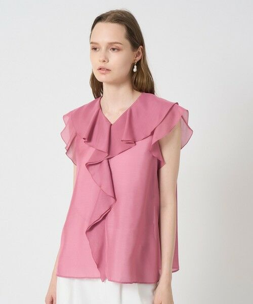 ANAYI / アナイ シャツ・ブラウス | スパンローンラッフル ブラウス | 詳細8