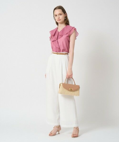 ANAYI / アナイ シャツ・ブラウス | スパンローンラッフル ブラウス | 詳細9