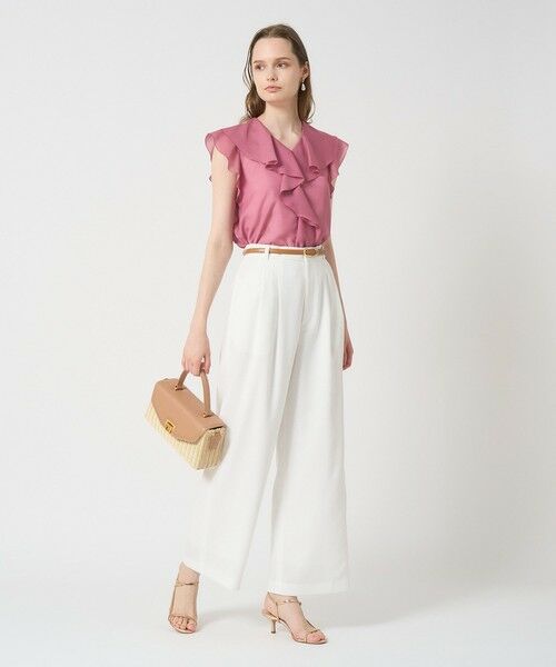 ANAYI / アナイ シャツ・ブラウス | スパンローンラッフル ブラウス | 詳細10