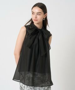 ANAYI / アナイ シャツ・ブラウス | オーガンジーリボンボウタイ ブラウス