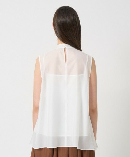 ANAYI / アナイ シャツ・ブラウス | ソフトオーガンジーリボンボウタイ ブラウス | 詳細3