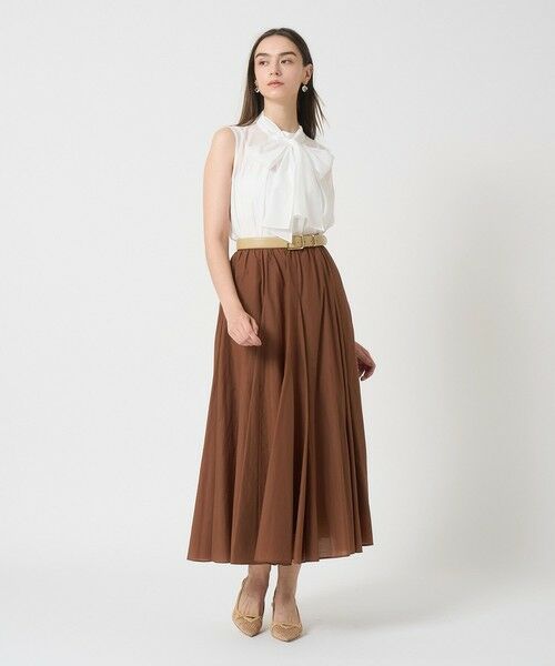 ANAYI / アナイ シャツ・ブラウス | ソフトオーガンジーリボンボウタイ ブラウス | 詳細5