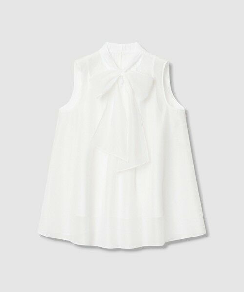 ANAYI / アナイ シャツ・ブラウス | ソフトオーガンジーリボンボウタイ ブラウス | 詳細7