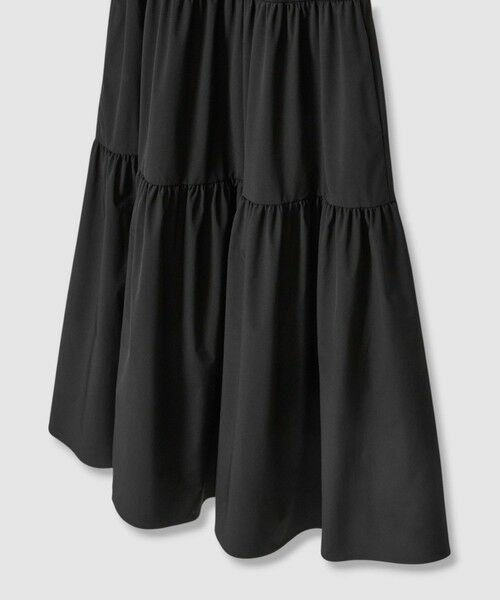 ANAYI / アナイ ロング・マキシ丈ワンピース | ポンチ×タフタティアード ワンピース | 詳細19