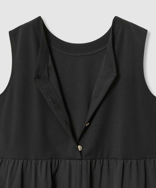 ANAYI / アナイ ロング・マキシ丈ワンピース | ポンチ×タフタティアード ワンピース | 詳細21