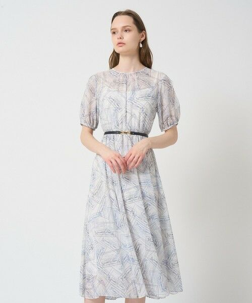 ANAYI / アナイ ロング・マキシ丈ワンピース | チケットプリントスリットスリーブ ワンピース | 詳細2