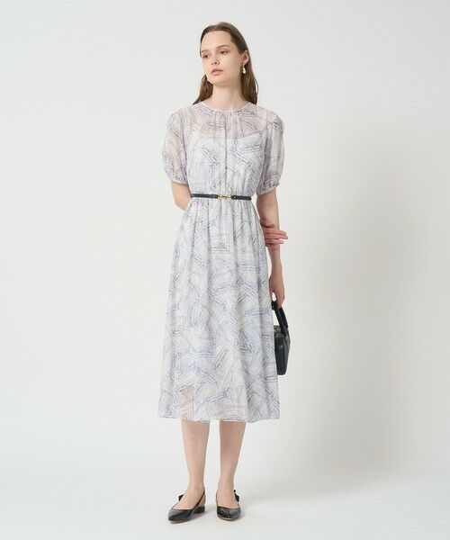 ANAYI / アナイ ロング・マキシ丈ワンピース | チケットプリントスリットスリーブ ワンピース | 詳細3