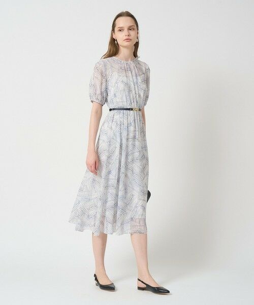 ANAYI / アナイ ロング・マキシ丈ワンピース | チケットプリントスリットスリーブ ワンピース | 詳細4