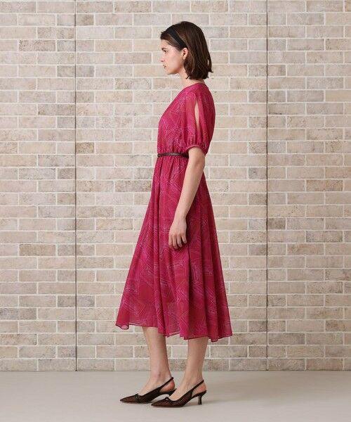 ANAYI / アナイ ロング・マキシ丈ワンピース | チケットプリントスリットスリーブ ワンピース | 詳細12