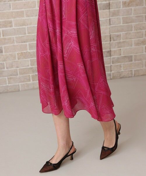 ANAYI / アナイ ロング・マキシ丈ワンピース | チケットプリントスリットスリーブ ワンピース | 詳細23