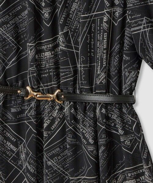 ANAYI / アナイ ロング・マキシ丈ワンピース | チケットプリントスリットスリーブ ワンピース | 詳細30