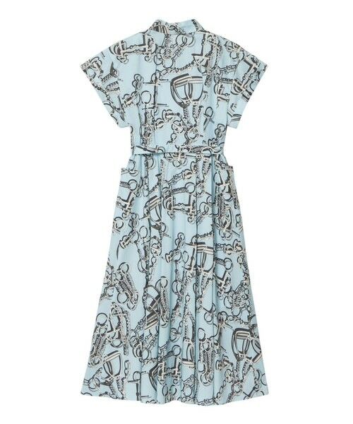 ANAYI / アナイ ミニ丈・ひざ丈ワンピース | マリンチェーンプリントポケット ワンピース | 詳細14