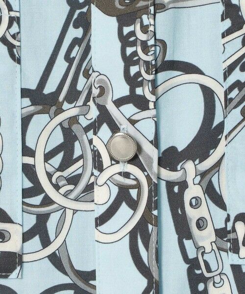 ANAYI / アナイ ミニ丈・ひざ丈ワンピース | マリンチェーンプリントポケット ワンピース | 詳細18