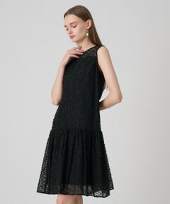 ANAYI / アナイ ミニ丈・ひざ丈ワンピース | ラメカットジャガードミニ ワンピース
