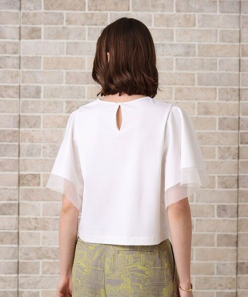 ANAYI / アナイ カットソー | ポンチオーガン使いフレア袖 プルオーバー | 詳細3