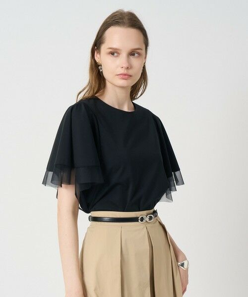 ANAYI / アナイ カットソー | ポンチオーガン使いフレア袖 プルオーバー | 詳細10