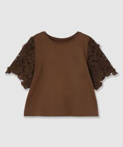 ANAYI / アナイ カットソー | コンパクトポンチスカラップ袖 プルオーバー