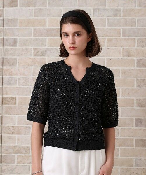 ANAYI / アナイ カーディガン・ボレロ | シークインペーパーヤーン カーディガン | 詳細9
