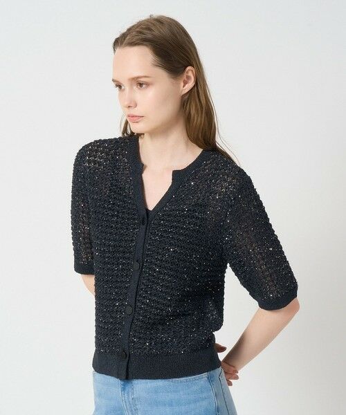 ANAYI / アナイ カーディガン・ボレロ | シークインペーパーヤーン カーディガン | 詳細11