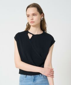 ANAYI / アナイ ニット・セーター | アシメカシュクールプルオーバー