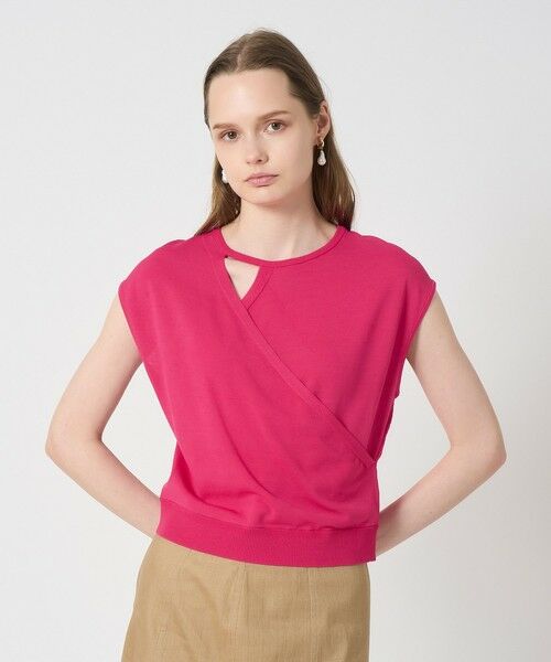 ANAYI / アナイ ニット・セーター | アシメカシュクールプルオーバー(pink (41))