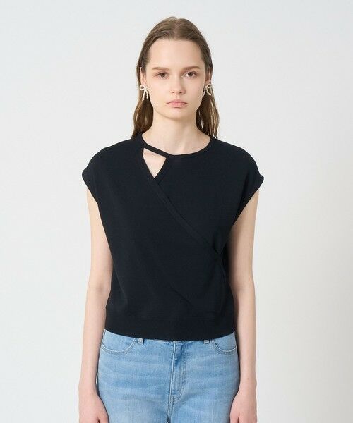 ANAYI / アナイ ニット・セーター | アシメカシュクールプルオーバー | 詳細11