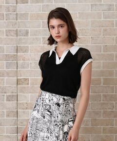 ANAYI / アナイ ポロシャツ | メッシュポロプルオーバー