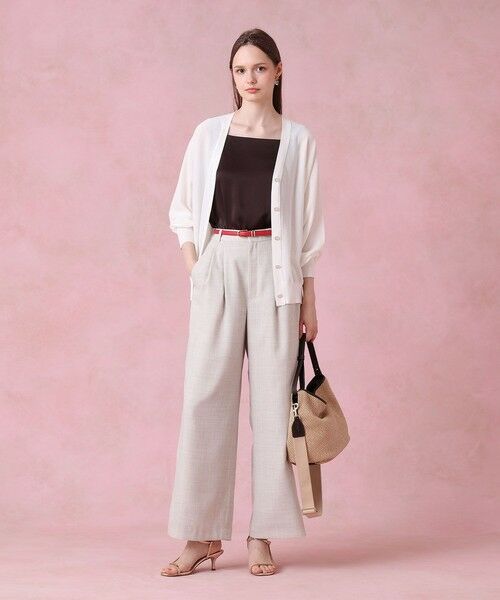 ANAYI / アナイ カーディガン・ボレロ | コットンアセテートVネック カーディガン | 詳細4