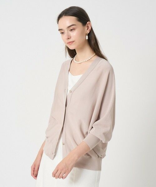 ANAYI / アナイ カーディガン・ボレロ | コットンアセテートVネック カーディガン | 詳細10