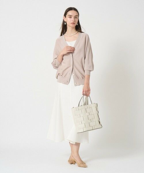 ANAYI / アナイ カーディガン・ボレロ | コットンアセテートVネック カーディガン | 詳細12